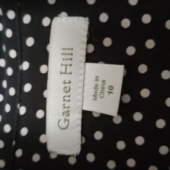 Garnett hill silk blouse S10 - Picture 3 of 6